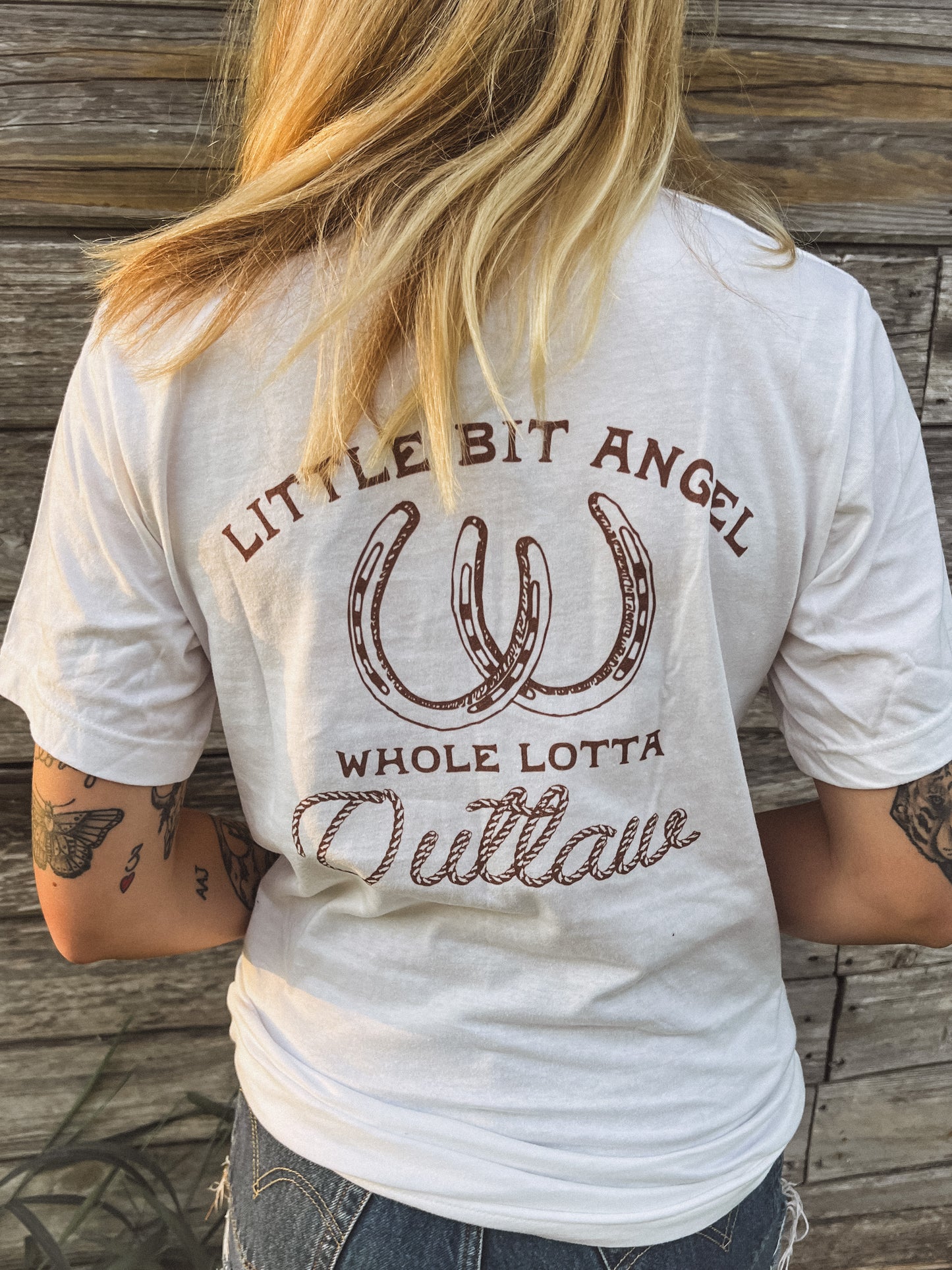 Whole Lotta Outlaw Back Tee